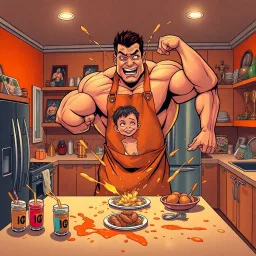 Muscle Mayhem: Domestic Dilemma - Text-based game