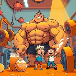 Muscle Meltdown - Text-based game