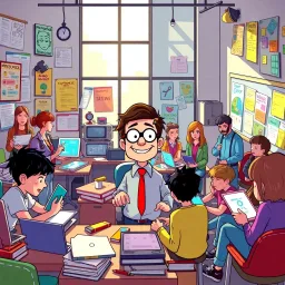 MicroSchool Mayhem - Text-based game