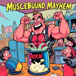 Musclebound Mayhem - Text-based game