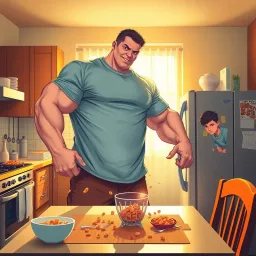 Musclebound Madness - Text-based game