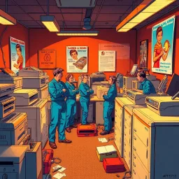Copier Chronicles: The Repairman's War Stories - Text-based game