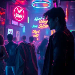 Under the Neon Lights - Text-based game