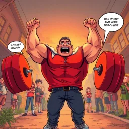 Muscle Mayhem: Father of Gains - Text-based game