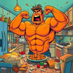 Musclebound Madness - Text-based game