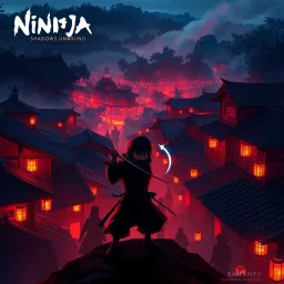 Ninja Network: Shadows Unbound - Text-based game