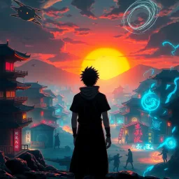 Naruto: Legacy of the Ninetail - Text-based game