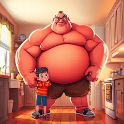 Bulked Up: The Fatherhood Chronicles - Text-based game
