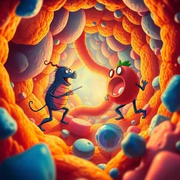Digestive Duel: The Nutrient Chronicles - Text-based game
