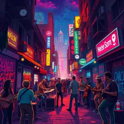 Midnight Melodies - Text-based game