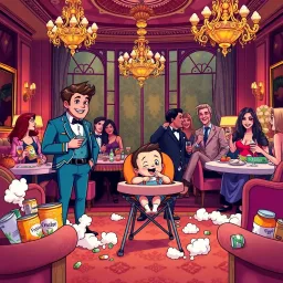 Glamour & Gas: Diaper Duty Disaster - Text-based game