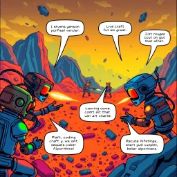 Evolve or Die: Code Wars - Text-based game