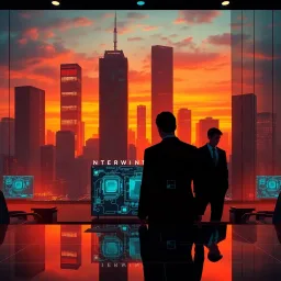 Cyborgs & Corporate Espionage - Text-based game
