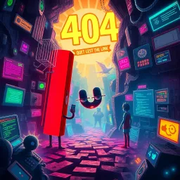 404: Quest for the Lost Link - Text-based game