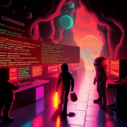 Comma Commandos - Text-based game