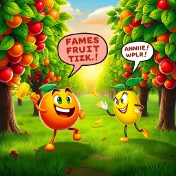 Fruit Duel: Orchard Showdown - Text-based game