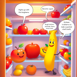Love in the Fridge - Text-based game