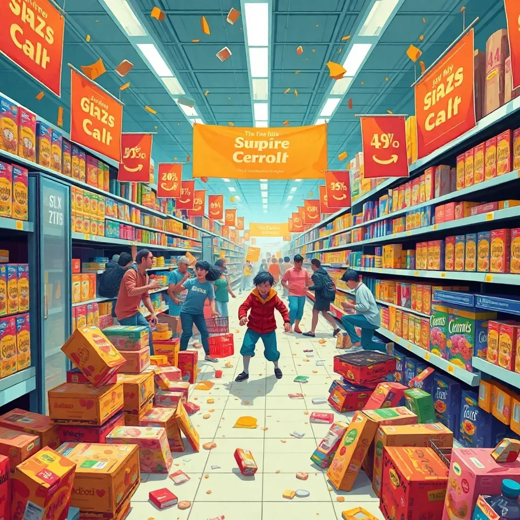Cart Chaos: Supermarket Showdown