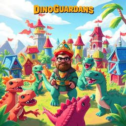 DinoGuardians: Kingdom Clash - Text-based game