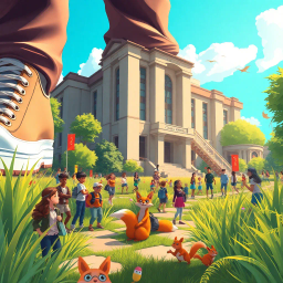 Size Matters: Campus Chaos - Text-based game