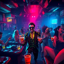 Reckless Revelry: The Last Party on Earth - Text-based game
