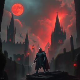 Knightfall: The Blood-Cursed Keep - Text-based game