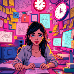 Panel Peril: Webtoon Wars - Text-based game