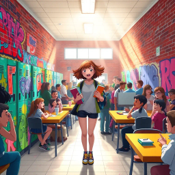 Chasing Chaos: High School Hijinks - Text-based game