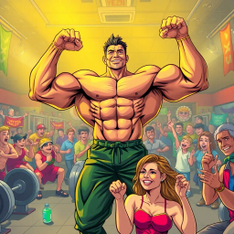 Muscle Titans: YEXPZN's Journey - Text-based game