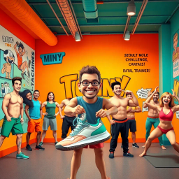 Lift & Laugh: Gym Wars - Text-based game