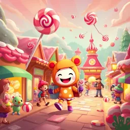 Pomni's Adventure: Candy Carrier Chaos - Text-based game