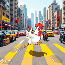 Cluck 'n' Dash - Text-based game