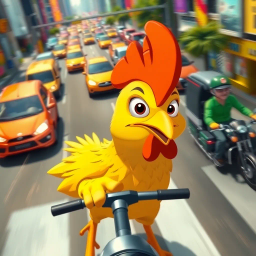 Cluckin' Chaos - Text-based game