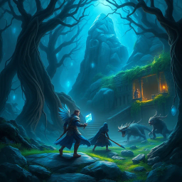 Sapphire Shadows - Text-based game