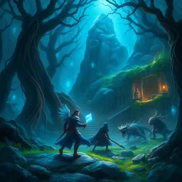 Sapphire Shadows - Text-based game