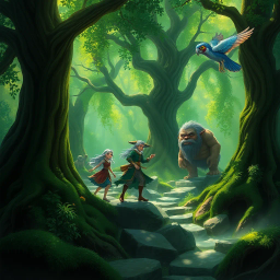 Whispers of the Emerald Grove - Text-based game