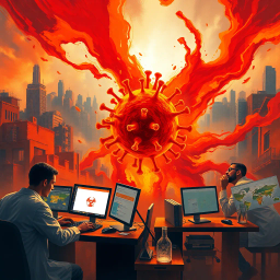 Viral Uprising - Text-based game