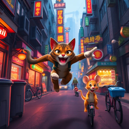 Feline Frenzy - Text-based game