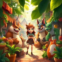 Beastly Bonds - Text-based game