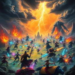 Wizards of War: The Arcane Arena - Text-based game