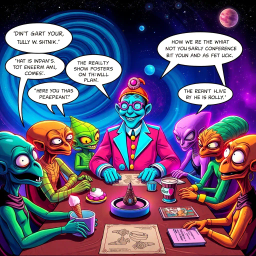 Diplomatic Intergalactic Negotiations - Text-based game