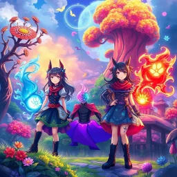 Pokka-Girls: Battle of the Hearts - Text-based game