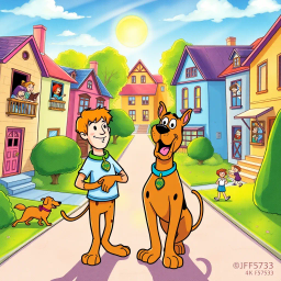 Scooby-Doo's Month of Mayhem - Text-based game