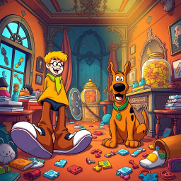 Scooby-Doo and the Model Mayhem - Text-based game