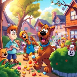 Scooby-Doo's Dreadful Days - Text-based game