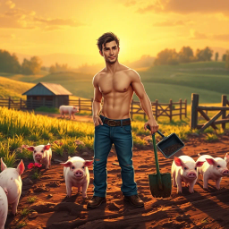 Pigs, Pouts, and Romance - Text-based game