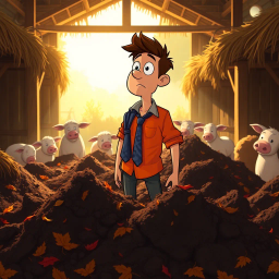 Manure Mayhem: The Fall of Sir Prissypants - Text-based game