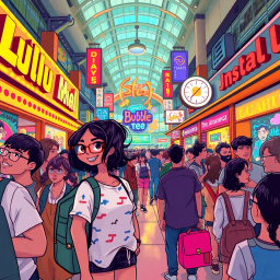 Lulu Chronicles: Mall Mayhem - Text-based game