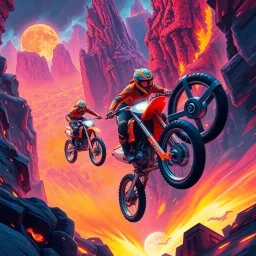 Physics-based Stunt Adventure text games