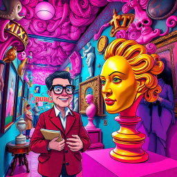 The Quest for the Golden Bust - Text-based game